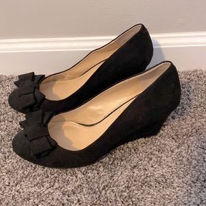 Jessica Simpson Black Wedges